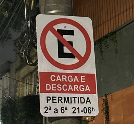 Sinalização de Regulamentação